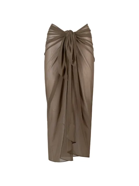 Fisico knot sarong Brown CP06L0