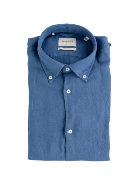 BROOKSFIELD button shirt Blue 202AS0767055A