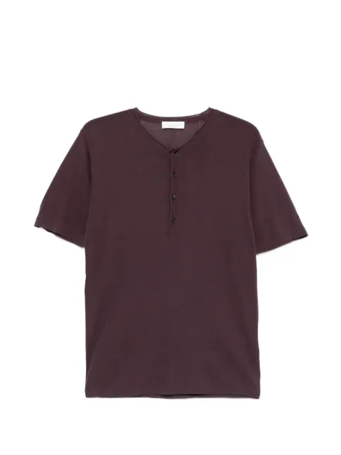 Roberto Collina button-embellishment T-shirt Purple 261MYA13043