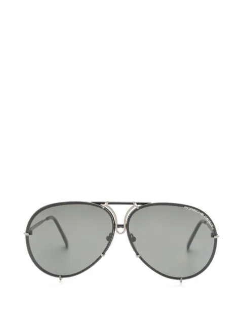 Porsche Design 50Y pilot-frame sunglasses Black P8478