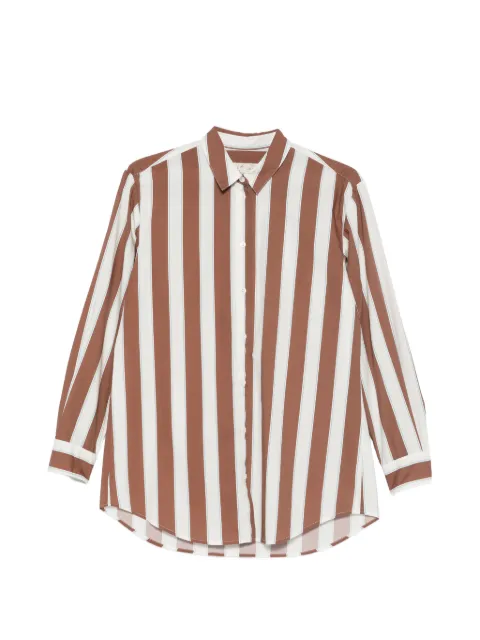 MC2 Saint Barth Brigitte striped shirt Brown BRIG001