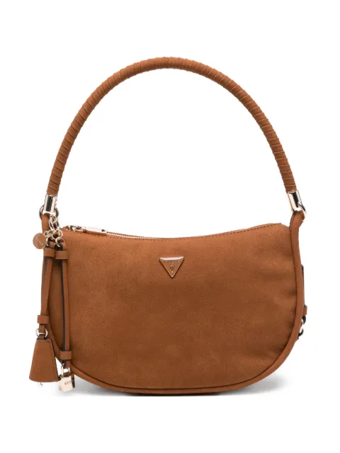 GUESS USA Danya suede shoulder bag Brown SG991801