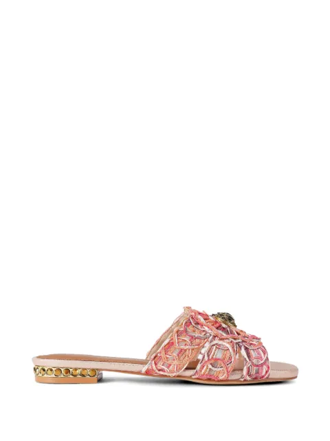 Kurt Geiger London woven embellished loafers Pink 5600557999