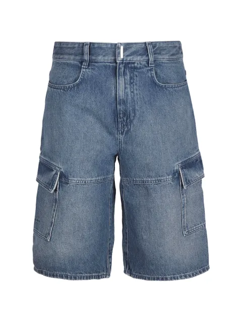 Givenchy cargo-pocket denim shorts Blue BM51805Y42