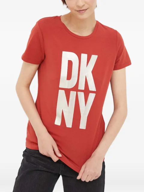 DKNY logo-print T-shirt Red P3EHFDNA