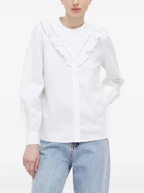 Levi's ruffled shirt White A7356