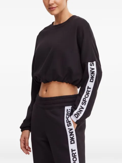 DKNY logo-embellishment sweatshirt Black DP4T9939