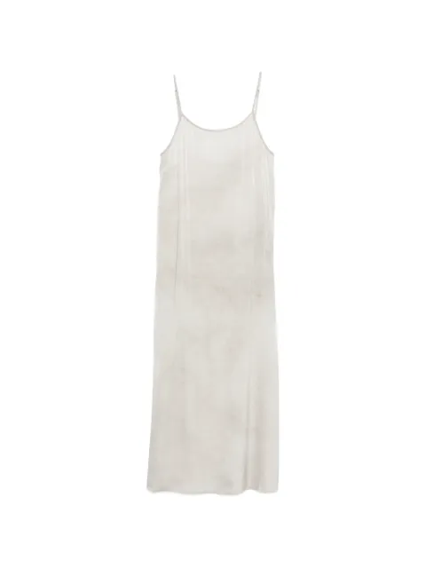 Uma Wang Anaya spaghetti-strap midi dress Grey UW5084