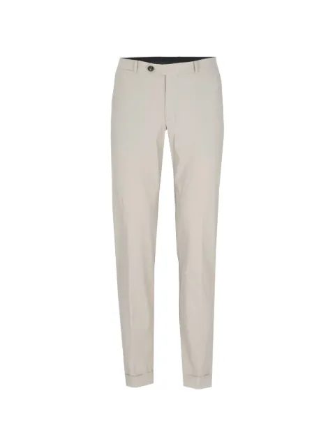 RRD logo-patch turn-up trousers Neutrals 26313