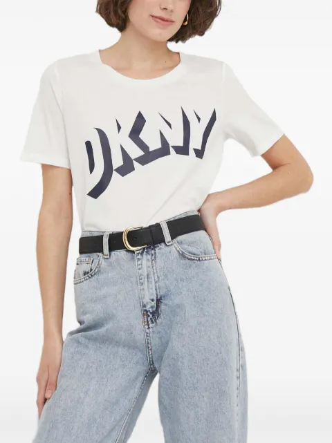 DKNY logo-detail T-shirt White D2A4A0AT