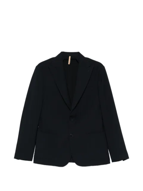 VELA SHOP single-breasted patch-pocket blazer Blue G2TAF
