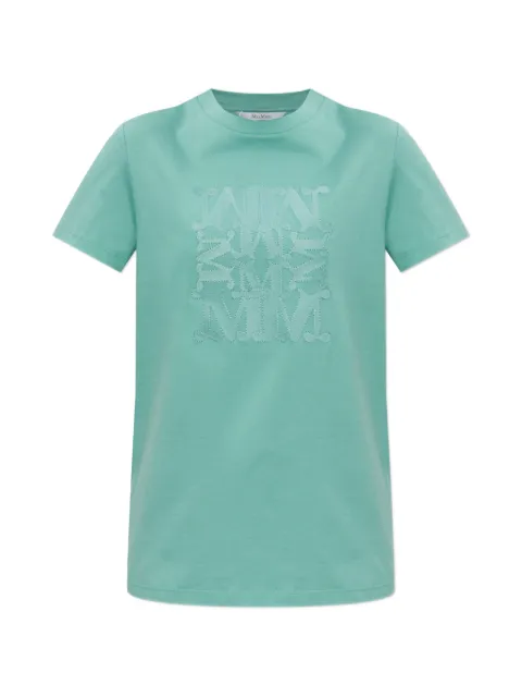 Max Mara Mxmgiovane logo T-shirt Green 2611941032600