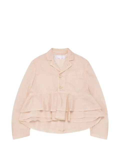 Comme des Garçons TAO ruffled-tier jacket Neutrals TQJ006
