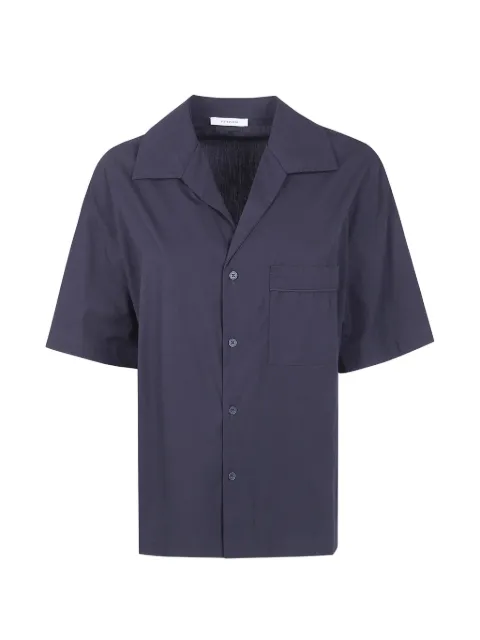 ENTIRE STUDIOS V-neck short-sleeve shirt Blue ESSS26SR03012