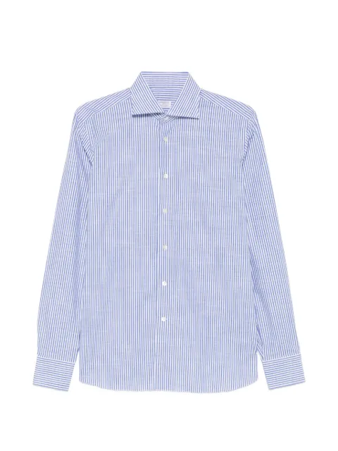 BORRIELLO NAPOLI striped shirt Blue 22008