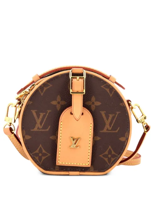 Louis Vuitton Pre-Owned Mini Boite Chapeau Bag Monogram Canvas crossbody bag Brown LXC73HE7NB6XGLBE