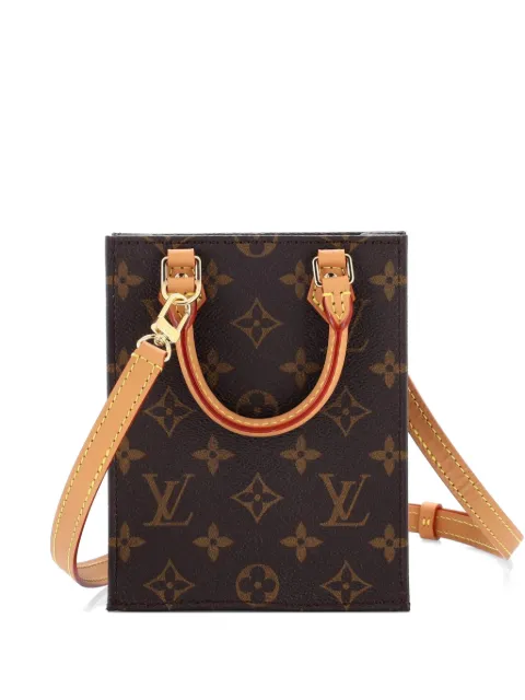 Louis Vuitton Pre-Owned Petit Sac Plat Bag Monogram Canvas crossbody bag Brown IQ5QKVDJSDQIR6XK