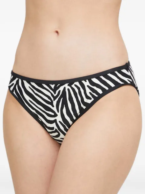 Kate Spade zebra-print bikini bottoms White S2A359