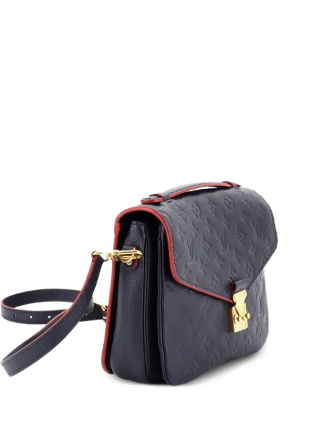Louis Vuitton Pre-Owned Pochette Metis Monogram Empreinte Leather crossbody bag Blue H94T7ZDBZLHVWB76