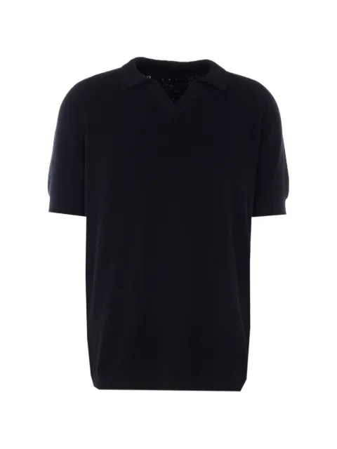 JG1 V-neck short-sleeved sweater Black SS2625BLACK