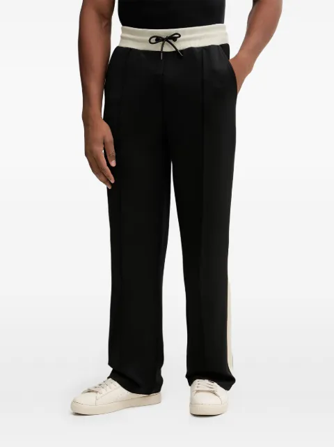 GUESS USA Scuba stripe drawstring track pants Black Z5YB14KCRU2