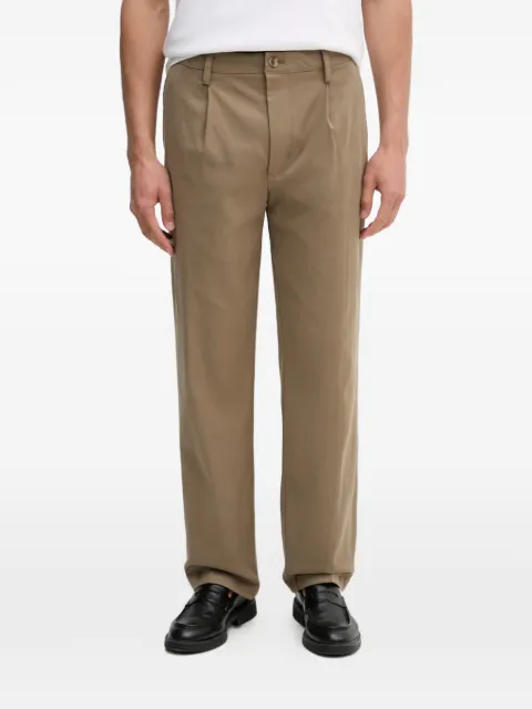 GUESS USA pleated twill trousers Neutrals M6RB45WI702