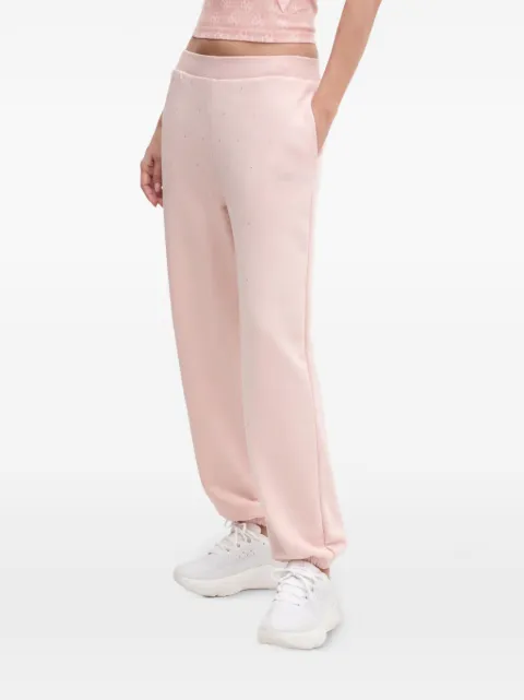 GUESS USA elasticated-waistband track pants Pink V5RB08KCLJ0
