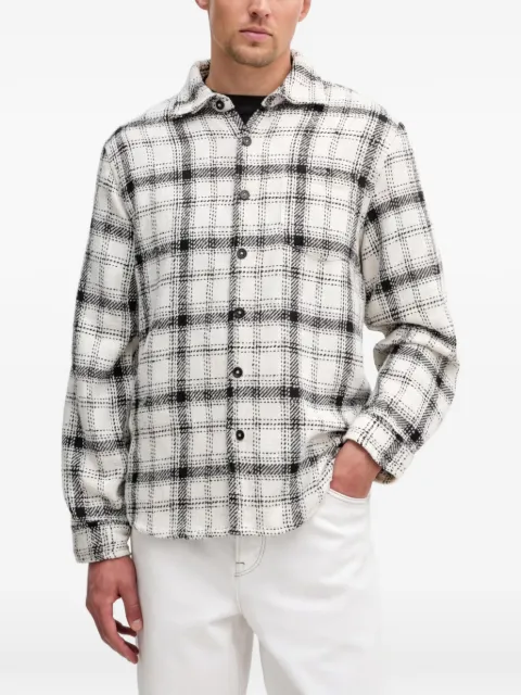 GUESS USA Winston checked shirt Neutrals M6RH26WI612
