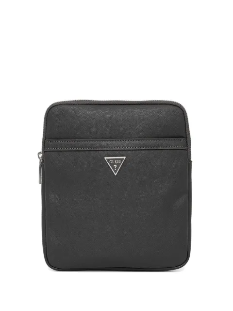 GUESS USA logo-plaque messenger bag Black HMECSAP3123