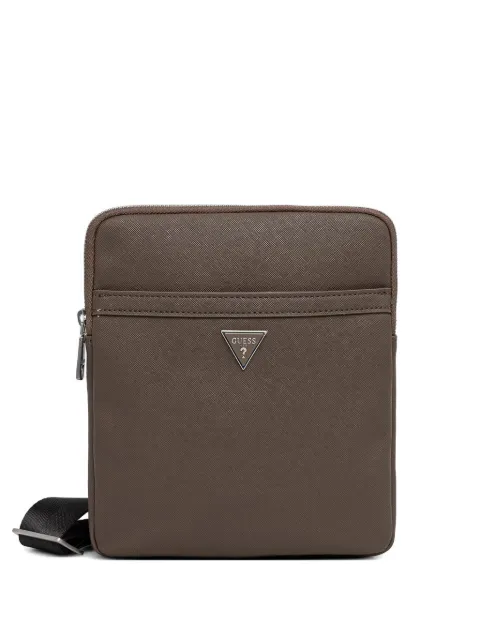 GUESS USA Certosa logo-plaque messenger bag Brown HMECSAP3123