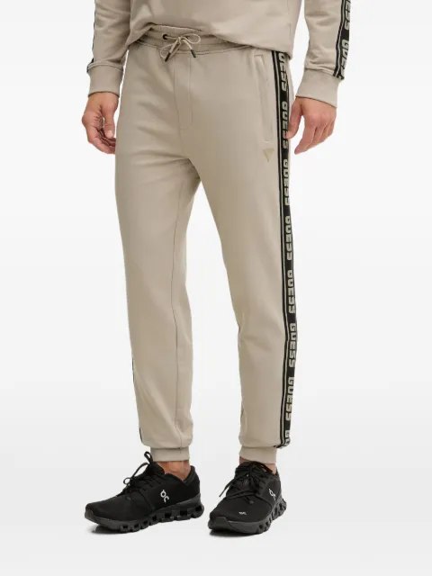 GUESS USA logo-tape track pants Neutrals Z2YB19K6ZS1