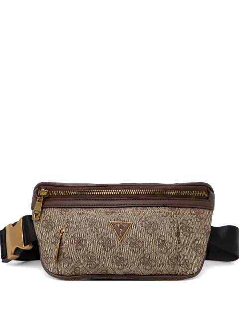 GUESS USA Milano Smart 4G belt bag Brown HMEVZLP3231