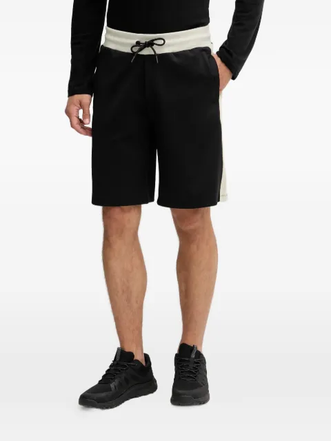 GUESS USA Scuba drawstring panelled shorts Black Z5YD01KCRU2