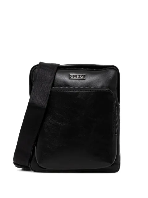 GUESS USA Boston logo-detail messenger bag Black HMBOCAP5323
