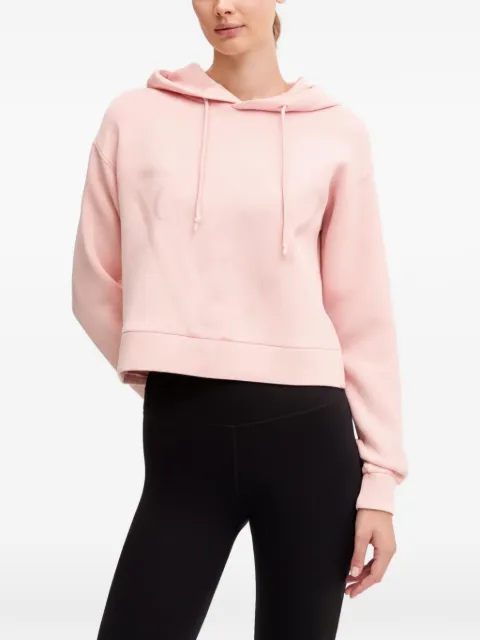 GUESS USA logo-print hoodie Pink V2YQ08K7UW2