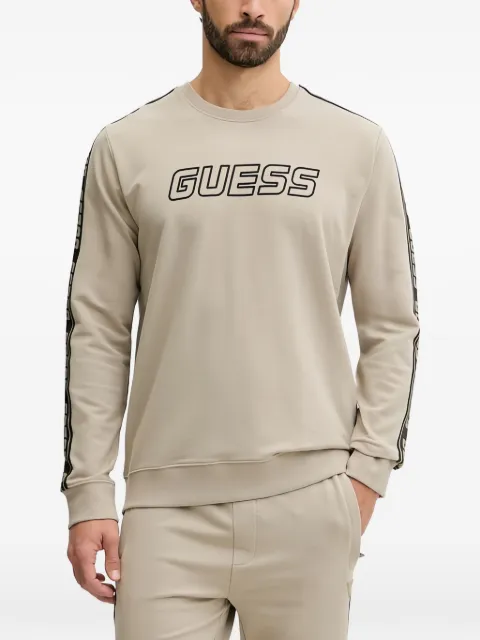 GUESS USA logo-print sweatshirt Neutrals Z4GQ24K6ZS1