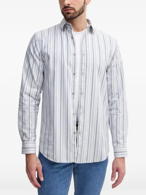 GUESS USA vertical-stripe long-sleeve shirt White M5RH29WGXI1