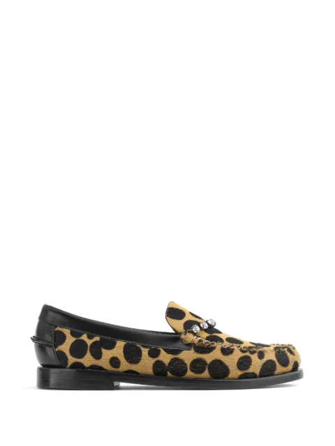 Forte Forte leather jewelled loafers Neutrals 14234MYSHOES