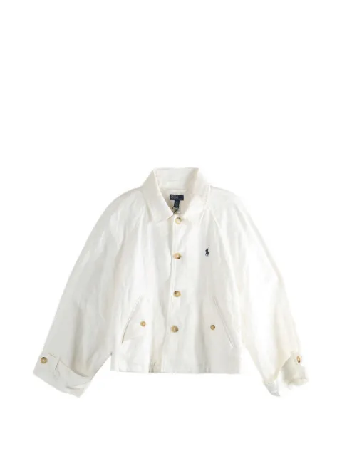 Polo Ralph Lauren button linen jacket White 211A12653001