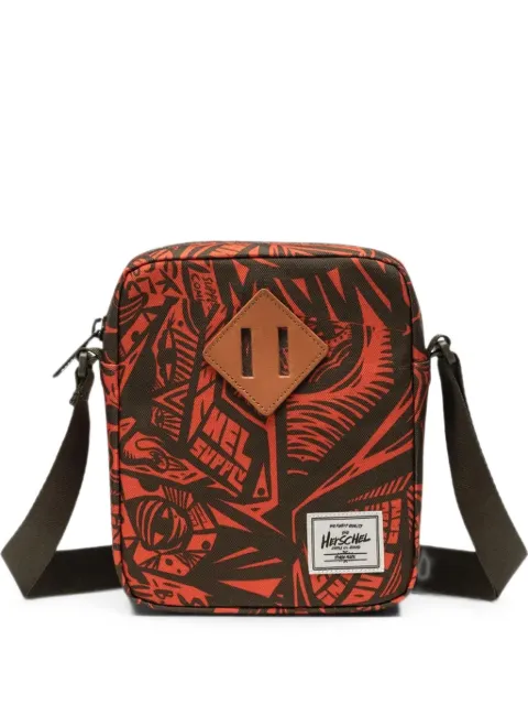 Herschel Supply Co. Thomas Campbell graphic-print shoulder bag Orange 1158306782