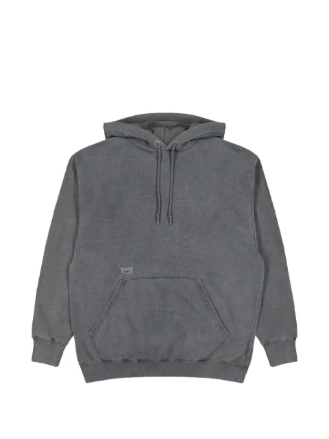 WTAPS logo-print hoodie Grey 252ATDTCSM04