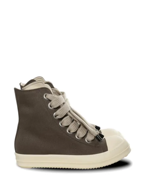 Rick Owens DRKSHDW Jumbolace high-top sneakers Brown DU01F4818DOW2