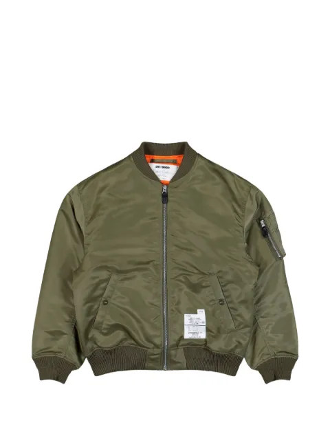 Neighborhood patched flight jacket Green 252SPNHJKM02