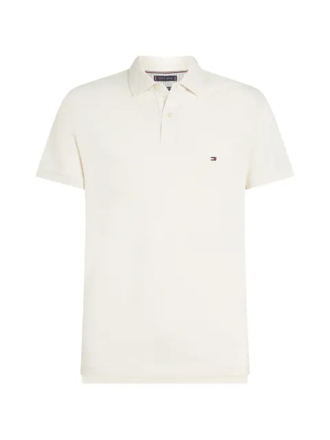 Tommy Hilfiger logo short-sleeve polo shirt White MW0MW17770Z00