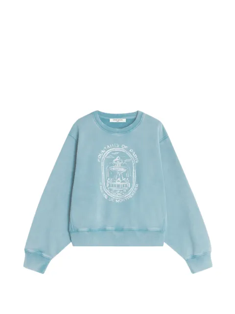 Maison Kitsuné printed sweatshirt Blue QW00307KM0341