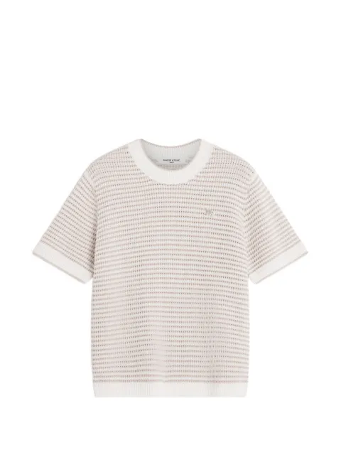 Maison Kitsuné Baby Fox round-neck sweater White QW00804KT1206