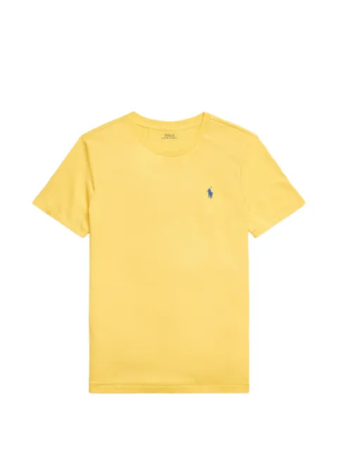 Polo Ralph Lauren custom slim-fit jersey crewneck T-shirt Yellow 710671438543