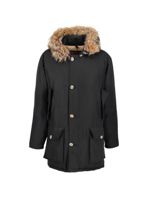 Woolrich Vintage arctic fur-trimmed coat Black WCV250884