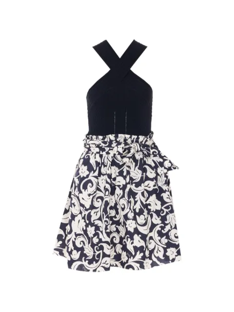 LIU JO short dress with print Black WA6467MS55N