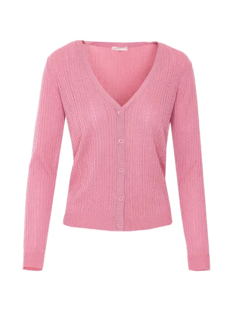 LIU JO lurex cardigan Pink WA6291MS46J